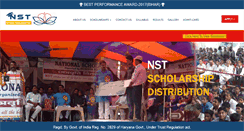 Desktop Screenshot of nst.org.in